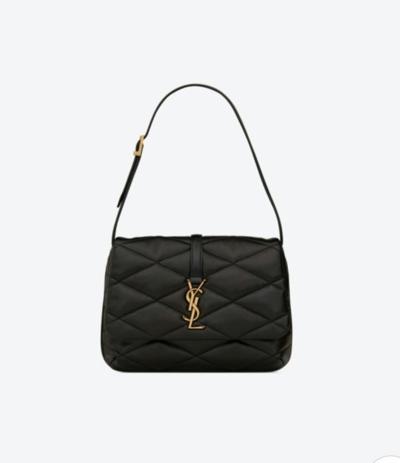 생** 2022 [22M] 698567 숄더백 핸드백 퀼팅 YSL 금장 로고 블랙 LE 57 AAAO0 698567AAAO01000