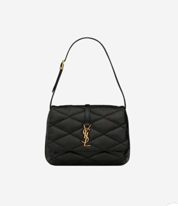 생** 2022 [22M] 698567 숄더백 핸드백 퀼팅 YSL 금장 로고 블랙 LE 57 AAAO0 698567AAAO01000