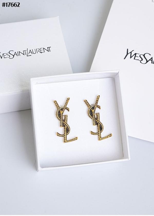 생** YSL 빈티지 골드 이어링