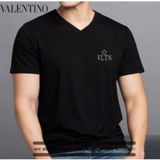 발*** VLTN 스타 로고 v넥 티셔츠