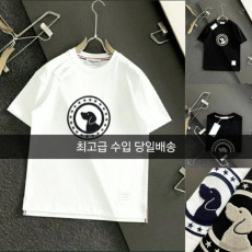 톰* 닥스훈트 스타 CLASSIC COTTON JERSEY BRUSH EMBROIDERY SHORT SLEEVE