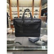 프** 리프케이스 리나일론 사피아노 ReNylon and Saffiano leather briefcase